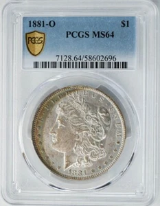 1881-O Morgan Silver Dollar MS64 PCGS Secure 949766-9 - Picture 1 of 4