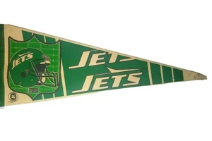 Vintage NFL New York Jets Pennant Eastern Division Team Logo Football  - Picture 1 of 3