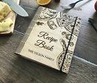Cookbook Binder Engraved Family Free Personalization Recipe note. A5/A4
