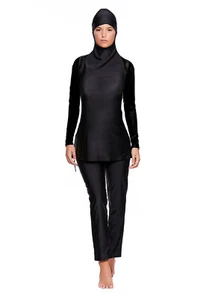 Z-18071-BU3-SW) ISLAMISCHER BADEANZUG BURKINI TESETTÜR SCHWARZ GR. 42 - Bild 1 von 1