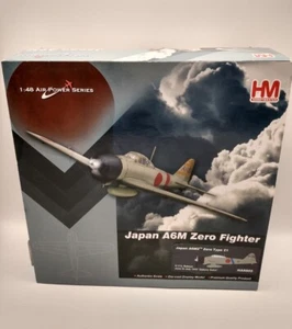 Hobbymaster Japan A6M2 Zero Fighter Type 21 Saburo Sakai scala 1:48 HA8805 - Foto 1 di 9