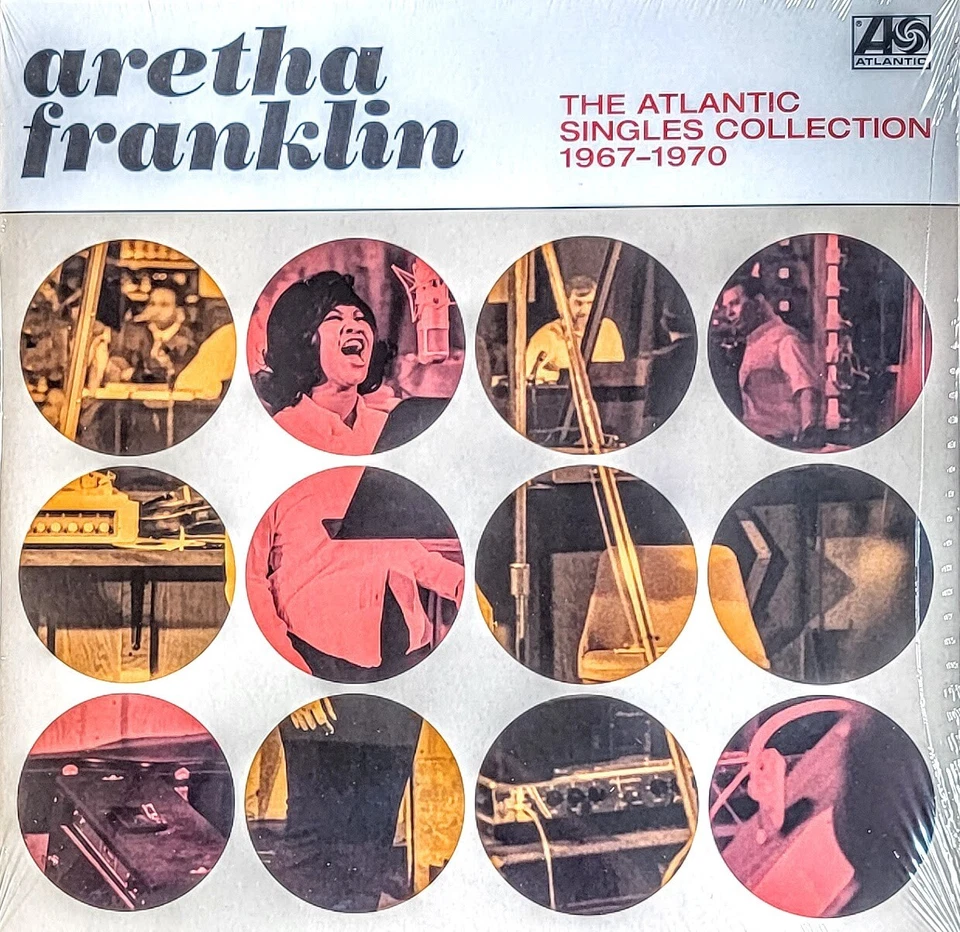 ARETHA FRANKLIN - THE ATLANTIC SINGLES COLLECTION 1967-1970 - VINYL 2-LP SET - Image 1 of 2