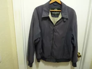 Weatherproof Men Jacket Gray Full Zip Pockets Large - Picture 1 of 10