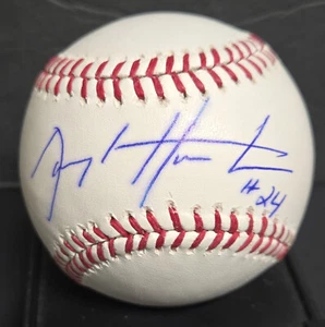 Darryl Hamilton  autographed baseball inscribed #24 (ROMLB Mets Brewers Giants) - Picture 1 of 3