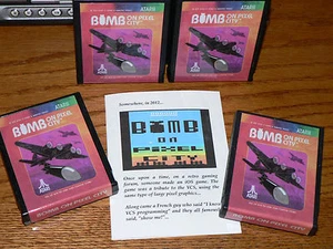 Atari 2600 Homebrew Bomb on Pixel City - Picture 1 of 1