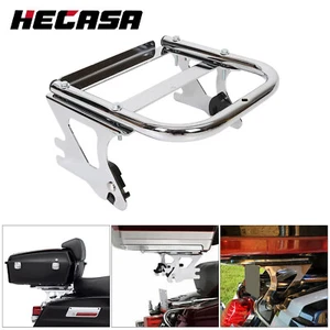 Two-Up Moto Trunk Mount Luggage Rack For Harley-Touring Road Glide 1997-2008 - Picture 1 of 10