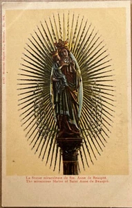 Saint Anne de Beaupre Miraculous Shrine Religious Postcard c1910 - Picture 1 of 6