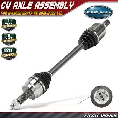 Front LH Driver Left CV Axle Assembly for Hyundai Santa Fe 2021-2022 L4 1.6L AWD - Image 1 of 4