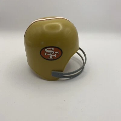 1974 年 Dairy Queen Laich 旧金山 49 人队 NFL 足球头盔 冰淇淋杯 复古 — 第 1/4 张图片