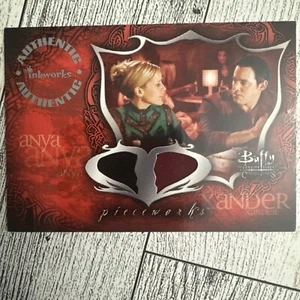 Buffy TVS Pieceworks Connections Anya & Xander Card PWC-2 - Picture 1 of 2