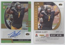 2020 Prizm Draft Picks Rookies Neon Green /125 Jordan Elliott Rookie Auto RC