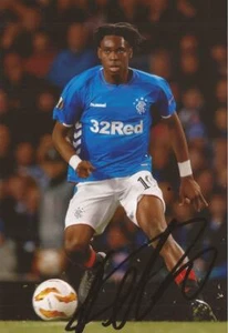 RANGERS: OVIE EJARIA SIGNED 6x4 ACTION PHOTO+COA - Picture 1 of 1