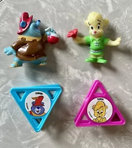 Vintage 90s Disney Gummi Bears 2" PVC Figures & Stamps Lot! Kelloggs 1990 1991 - Picture 1 of 19