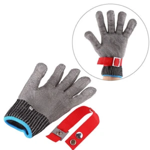 Stainless Steel SS304 Mesh Cut Resistant Glove Safety Work Butcher Protection - Picture 1 of 12