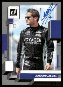 Signed 2023 Donruss #79 Landon Cassill Silver Autographed - Picture 1 of 2