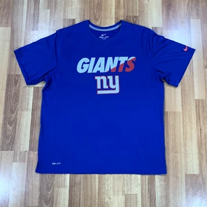 Nike Shirt Mens Extra Large XL New York Giants Blue White Red NFL Football - Picture 1 of 13