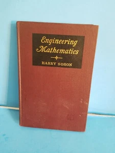 Vtg Engineering textbook: Engineering Mathematics~Harry Sohon~ 1949. - Bild 1 von 5