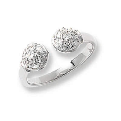 Anello Argento Sterling Anniversario Gemma 925 Marchiato Misura K - T British IN - Immagine 1 di 3
