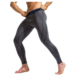 Men's Quick Dry Compression Athletic Running Tights Leggings Baselayer 2XL - Picture 1 of 1