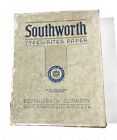 Southworth Typewriter Paper Box 403c Four Star  Vintage Prop Rare 500*