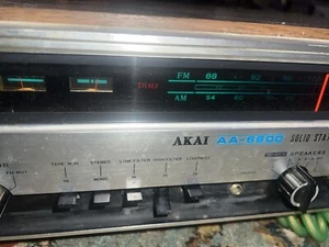 Akai AA-6600 Solid State Receiver Good Working Condition Missing Tunning Knob - Picture 1 of 6