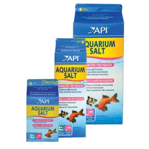 API Aquarium Salt Freshwater Tanks Fish Health Medication Stress Water Changing - Picture 1 of 4