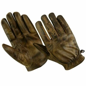 Chopper-Handschuhe, Biker-Lederhandschuhe, Herren-Motorrad Vintage Handschuhe - Bild 1 von 2