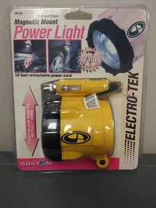NEW Magnetically mounted light for use around the car^10' retractable cord/ 12 v - Picture 1 of 6