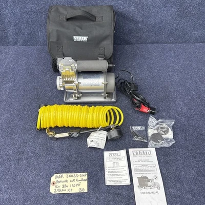 VIAIR 300P Tire Offroad Air Compressor With Bag And Extras 30033 Rv 12v Portable - Image 1 of 4