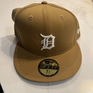 Detroit 59FIFTY flache 7 3/4 hellbraune Mütze - Bild 1 von 7