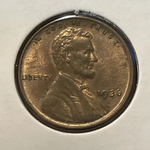 1936-P Lincoln Wheat Cent 1C RB Nice Toning F5642 - Picture 1 of 2