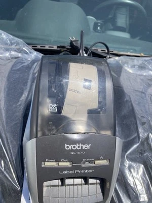 Brother QL-570 USB Thermal Label Printer w/ Labels & Power Cord Tested - Image 1 of 4