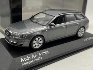 MINICHAMPS Audi A6 Avant 2006 Grey Metallic 1:43 auto metallo - Foto 1 di 7