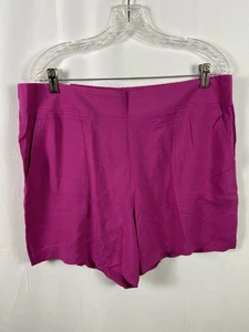 Wild fox pantaloncino donna rayon rosa taglia XL pull on 5” cucitura interna elasticizzato piatto davanti - Foto 1 di 14