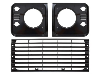 Land Rover Defender Front Grille Headlight Surround in Santorini Black DA1357 - Image 1 of 2