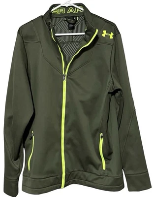 Куртка мужская Under Armour Coldgear инфракрасная размер L большая зеленая с вышивкой - Изображение 1 из 4