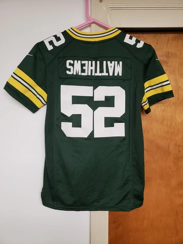 Clay Matthews Green Bay Packers Nike Jersey Youth Medium (10-12) Green Stitched Cover