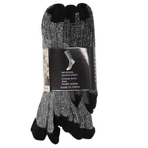 6 Pairs Merino Wool Thick Double Cushion Heavy Duty Socks Tradie Warm Thermal, 6 - Picture 1 of 4