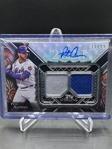 2022 TOPPS STERLING!  PETE ALONSO!  ON-CARD AUTO!  #/25!  DUAL RELIC!  NY METS! - Picture 1 of 2