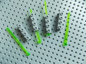 LEGO minifig weapon 4 Spring Shooters and 4 8L Darts 15301 15303 pick your color - Picture 1 of 6