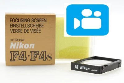 🎦VIDEO👀✨Excelente COMO NUEVO✨ Pantalla de enfoque Nikon F4 tipo E rejilla mate de JAPÓN Foto 1 de 4