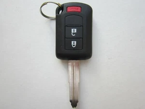 OEM 2015-2022 MITSUBISHI MIRAGE KEYLESS REMOTE KEY FOB OUCJ166N / 3 BUTTON - Picture 1 of 2