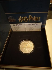 BONITA Y ESCASA MONEDA DE 10€ FRANCIA 2021 PLATA PROOF E. Y C. HARRY POTTER - Imagen 1 de 2