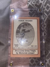 RARE Motorola1976#1HONUS WAGNER HALL OF FAME Pittsburgh Pirates MINT CONDITION!