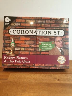 Coronation Street Rovers Return Audio Pub Quiz CD Trivia Game Brand New & Sealed - Image 1 of 4