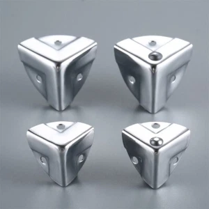 4Pcs Corners Protector for Flight Road Case Tool Box Luggage Corner Guard Bumper - Picture 1 of 27