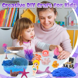 DIY Mermaid Terrarium Craft Kit for Kids' Creative Play, Create Your Own World - Picture 1 of 7