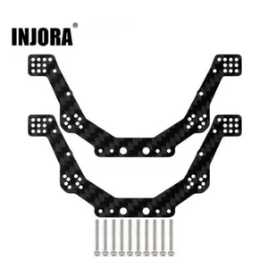 INJORA Kohlefaser Chassis Seiten Platten für Axial AX24 Upgrade 1/24 RC Crawler - Picture 1 of 6