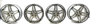 2010-2013 RANGE ROVER SPORT L320 22x9 5x120 LEXANI EKKO WHEEL RIM SET/4 (SILVER) - Picture 1 of 11