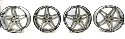 2010-2013 RANGE ROVER SPORT L320 22x9 5x120 LEXANI EKKO WHEEL RIM SET/4 (SILVER) Foto 1 de 4